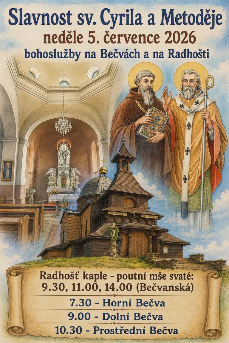 Bohoslužby na slavnost sv. Cyrila a Metoděje