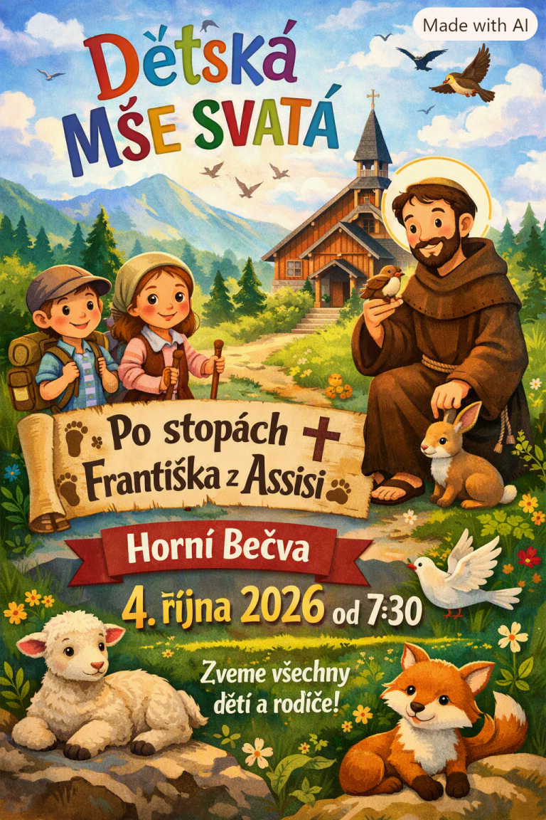 Dětská mše svatá v říjnu